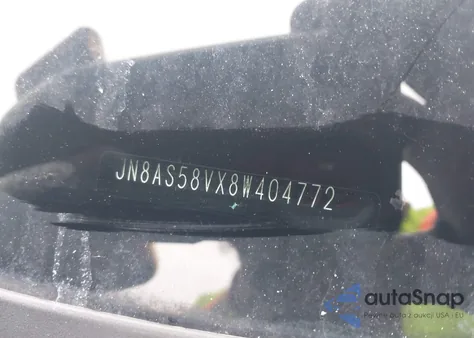 2008 Nissan Rogue Sl z USA, uszkodzony, nr VIN JN8AS58VX8W404772